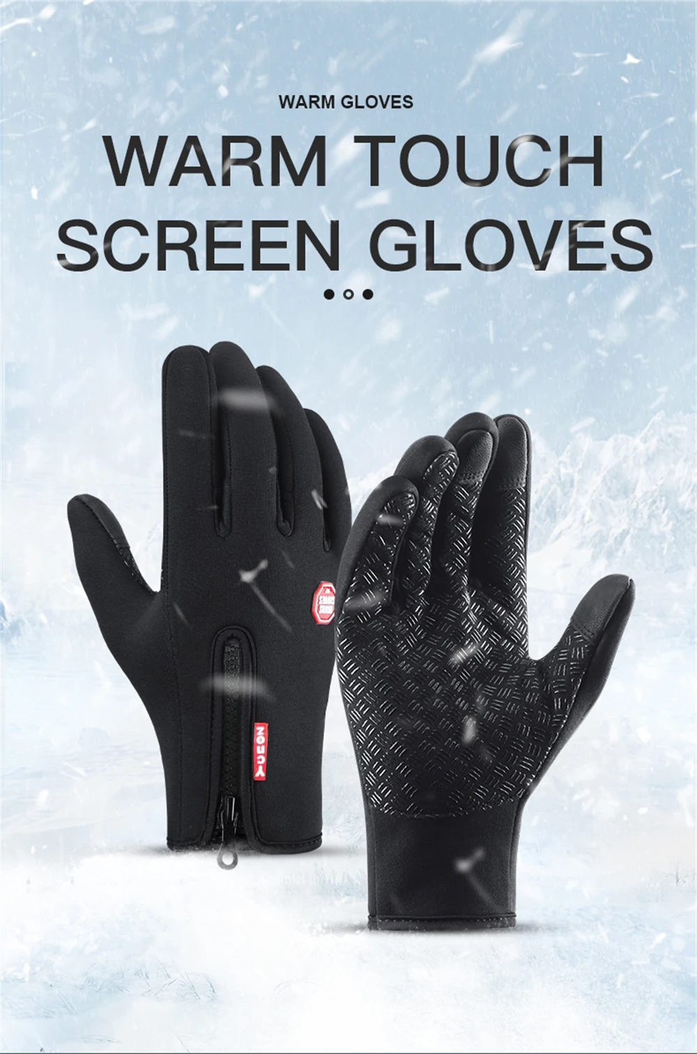 Guantes de Invierno con Nuevo Modelo