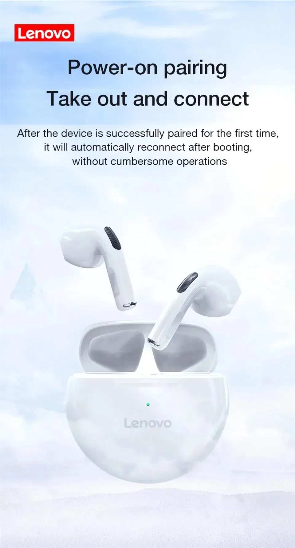 Irresistible Lenovo auriculares inalámbricos
