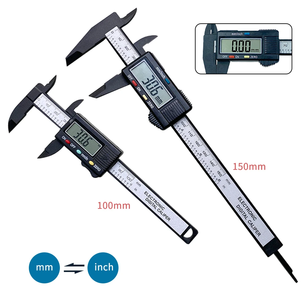Magnífico Calibrador Digital Electrónico De Fibra De Carbono