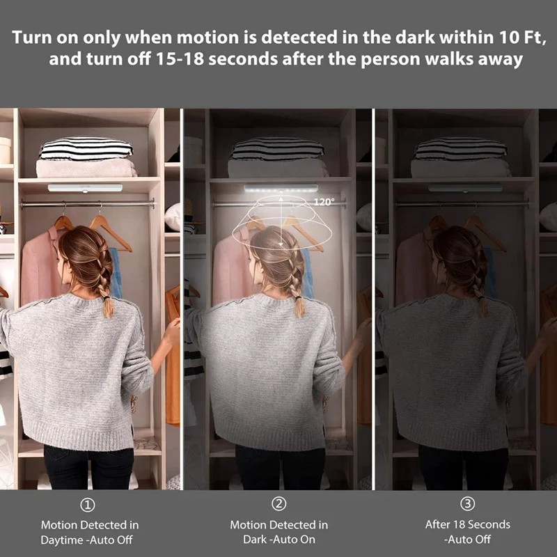 Mágico Luz Nocturna LED Inalámbrica con Sensor