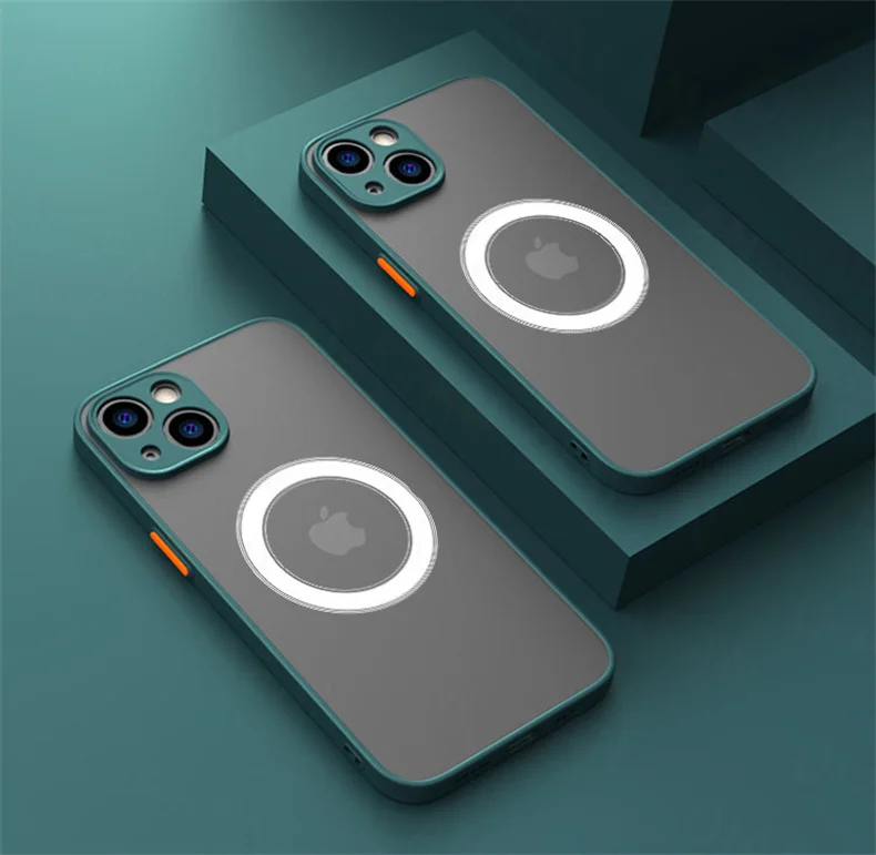 Funda Magnética Mate de Lujo para iPhone