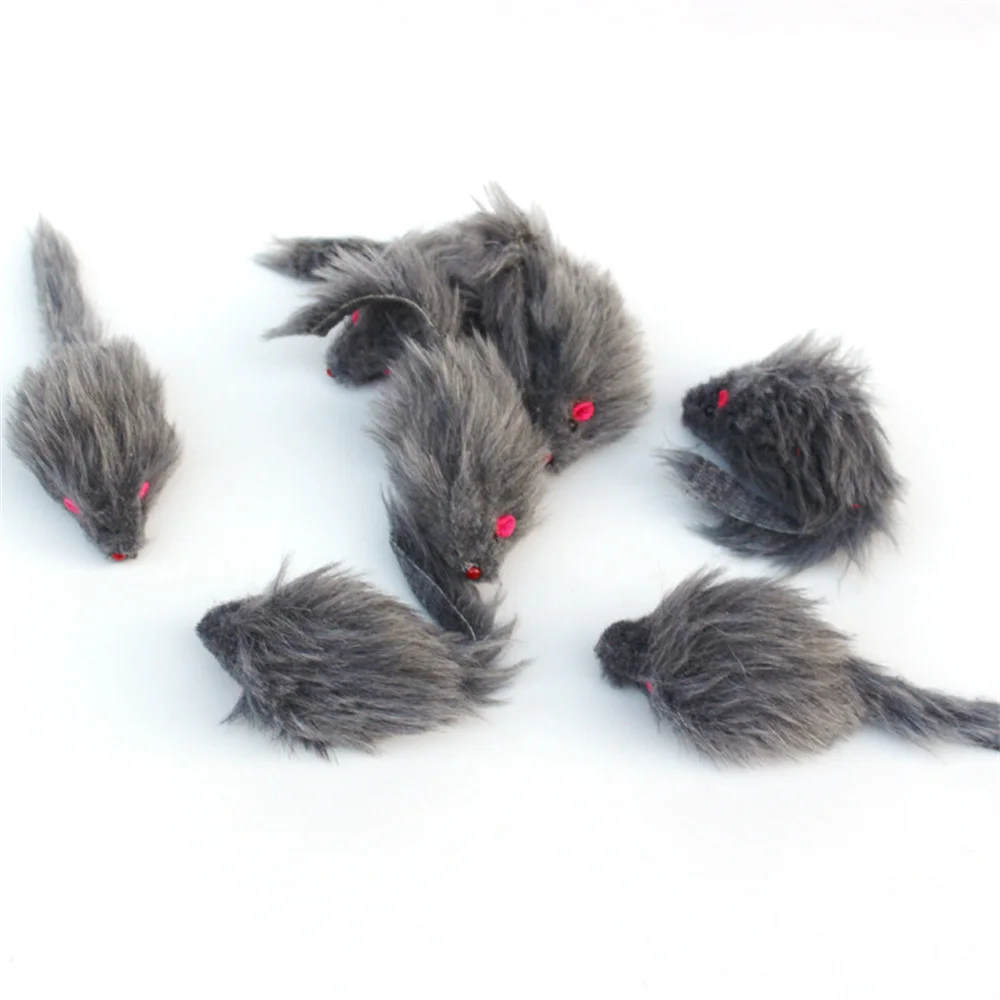 Fabuloso Ratón de Felpa Suave Falso para Gatos