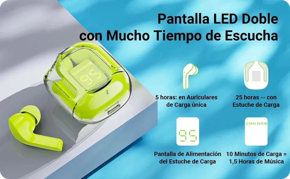 Innovador los Audífonos T6 Inalámbricos TWS