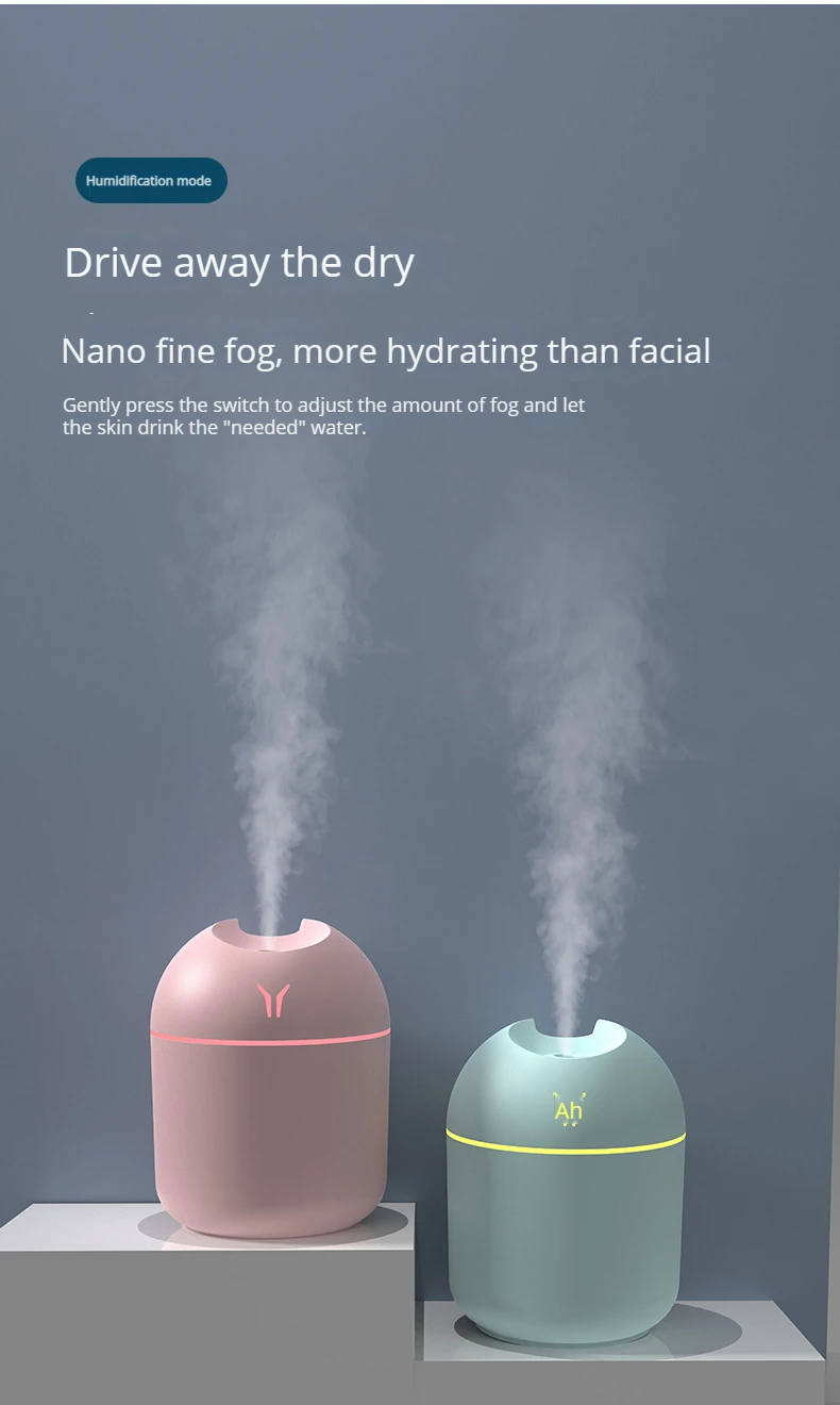 Transformador Mini Humidificador de Aire Portátil para Hogar