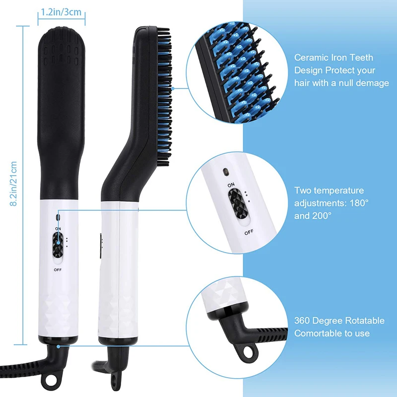 Peine Eléctrico Majestuoso: Cuidado Capilar Masculino