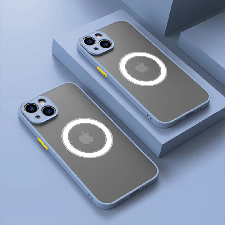 Funda Magnética Mate de Lujo para iPhone