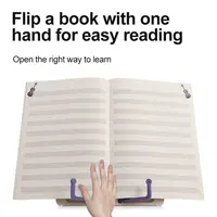 Sujetalibros Plegable Portátil, Soporte Para Libros