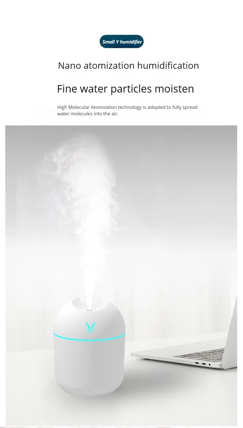 Transformador Mini Humidificador de Aire Portátil para Hogar