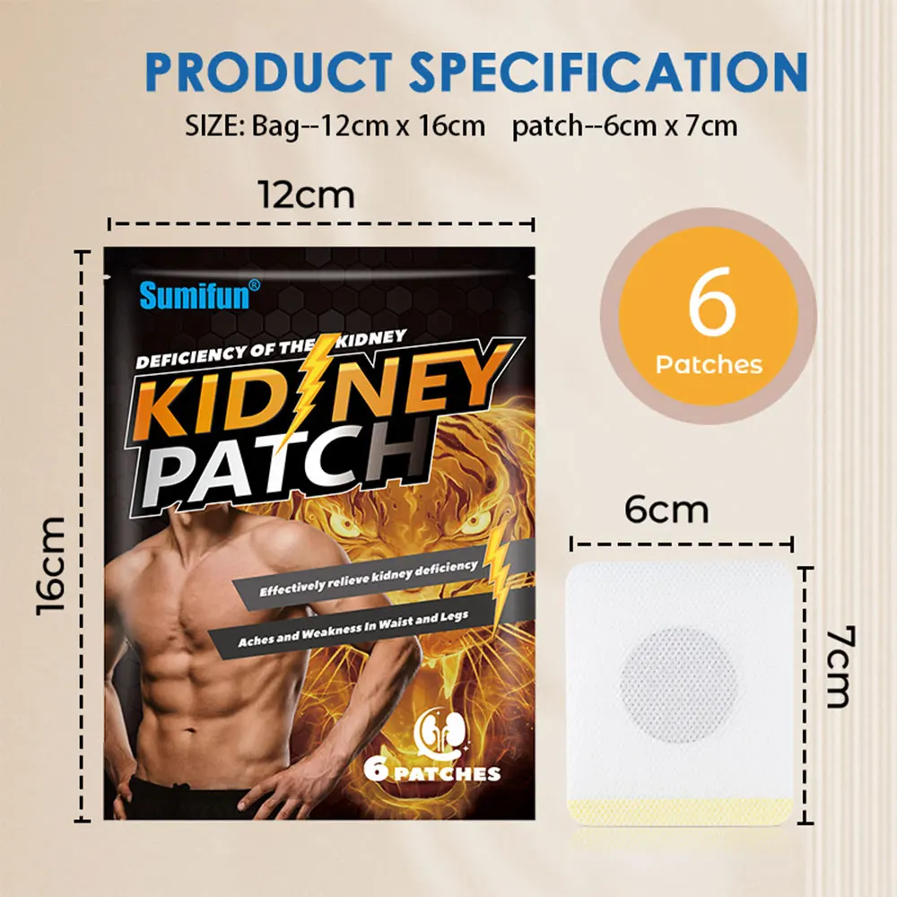 Parche Nutritivo para Riñón Eficaz para Hombres