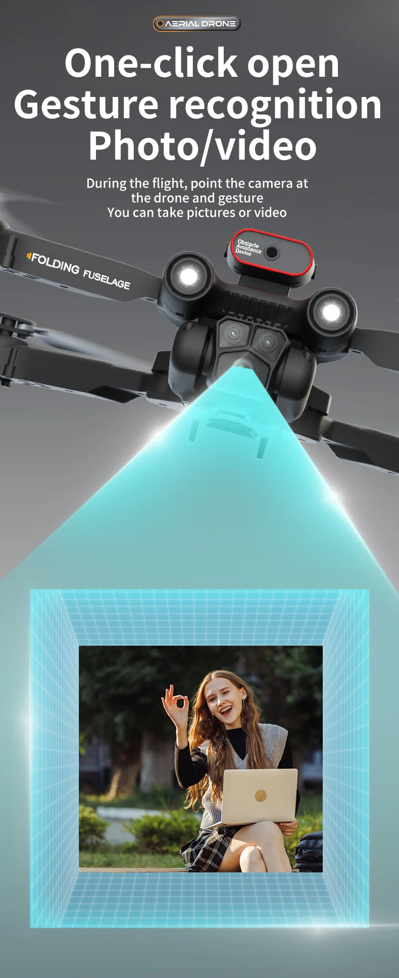 Extraordinario Dron Con Cámara 8K