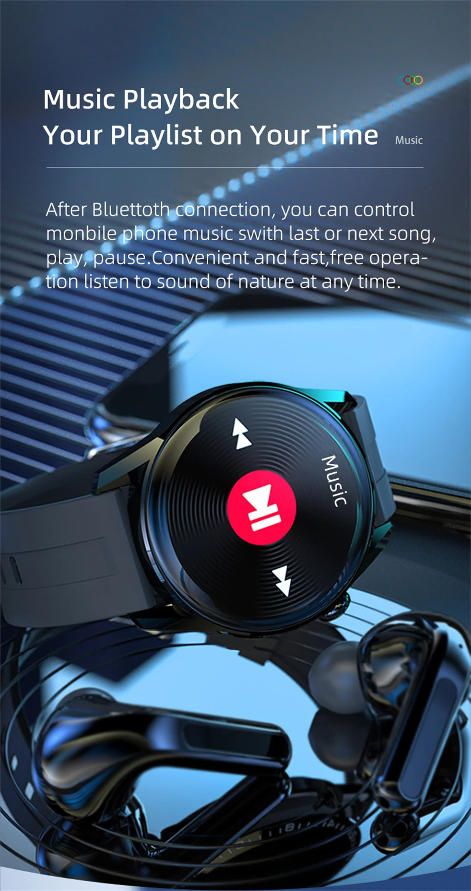 Fenomenal Reloj Inteligente Con Gps Integrado Para Hombre