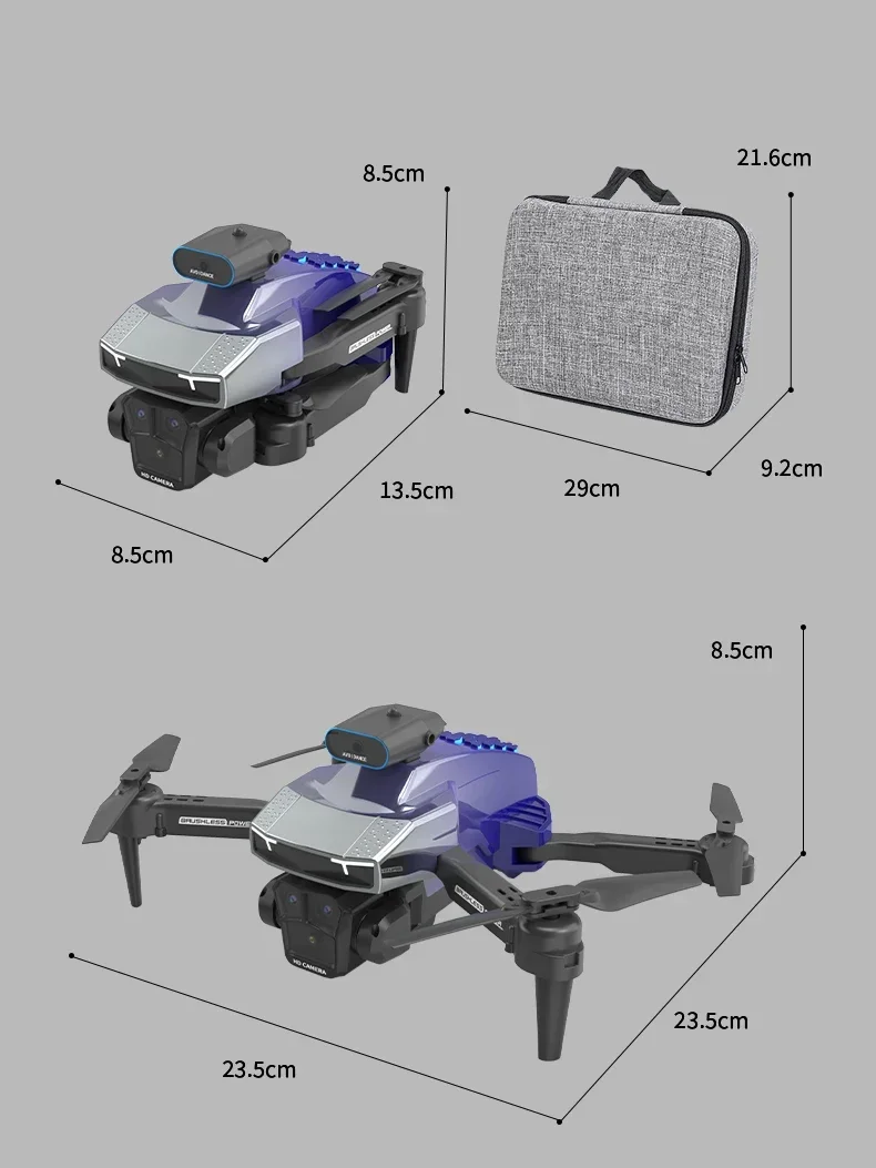 Dron Profesional H3 8K Fascinante Con Cámara Con Grabación