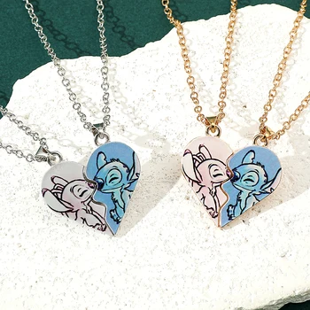 Collar de corazón de punto de Disney para compartir