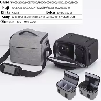 Bolso de Cámara Exclusivo para Cámaras Sony, Nikon y Canon