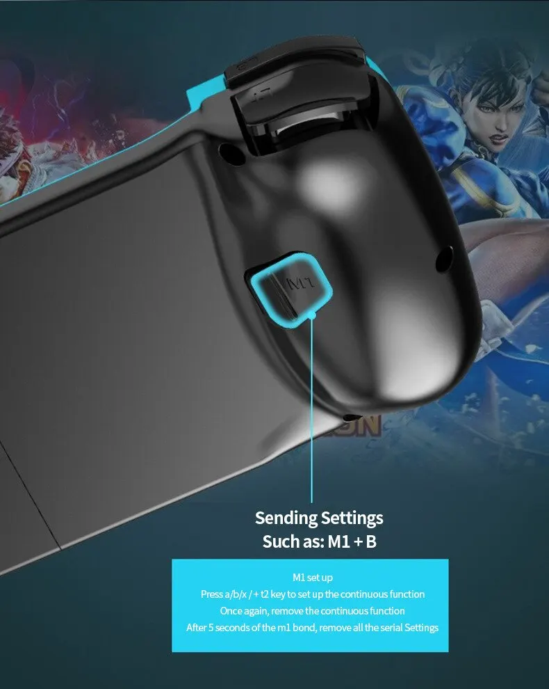 Eficaz Gamepad Ajustable Controlador De Juegos Universal