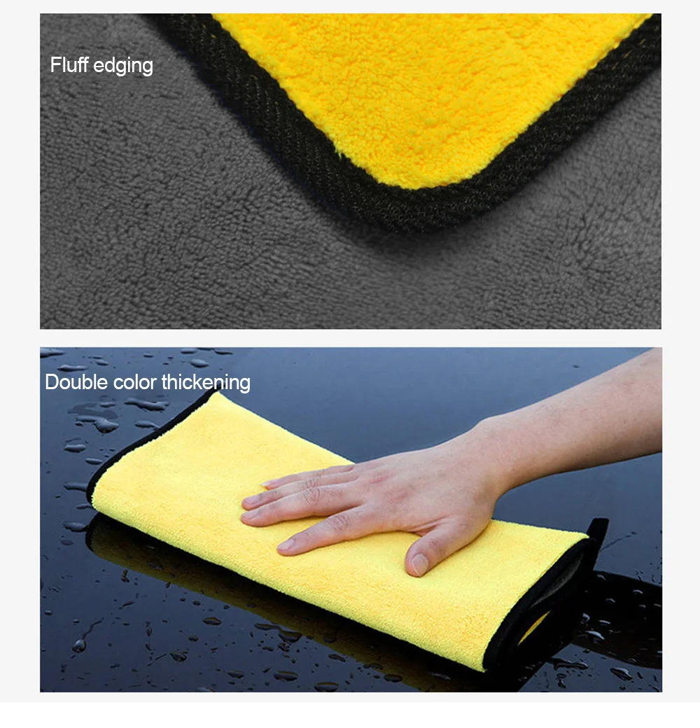 Toalla De Microfibra Ultra Absorbente Para Cuidado De Coche