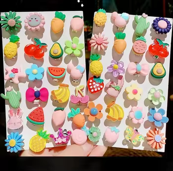 Pendientes de flores para niñas