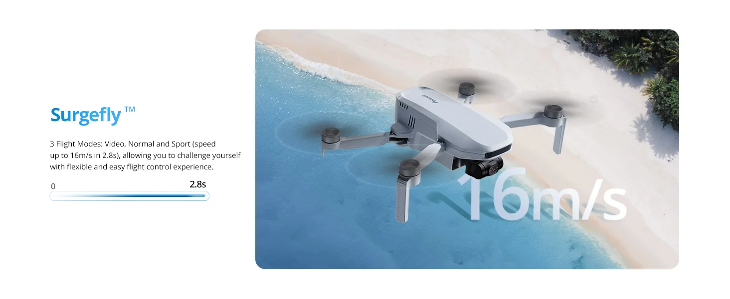 Mini Dron Portátil, Ligero y Resistente al Viento