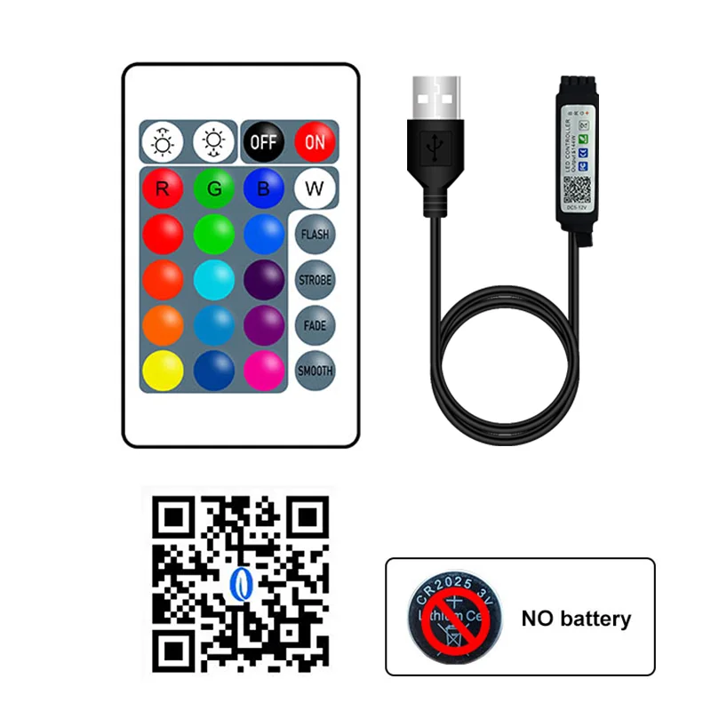 Esencial Tira de Luces LED Multicolor de Alta Eficiencia