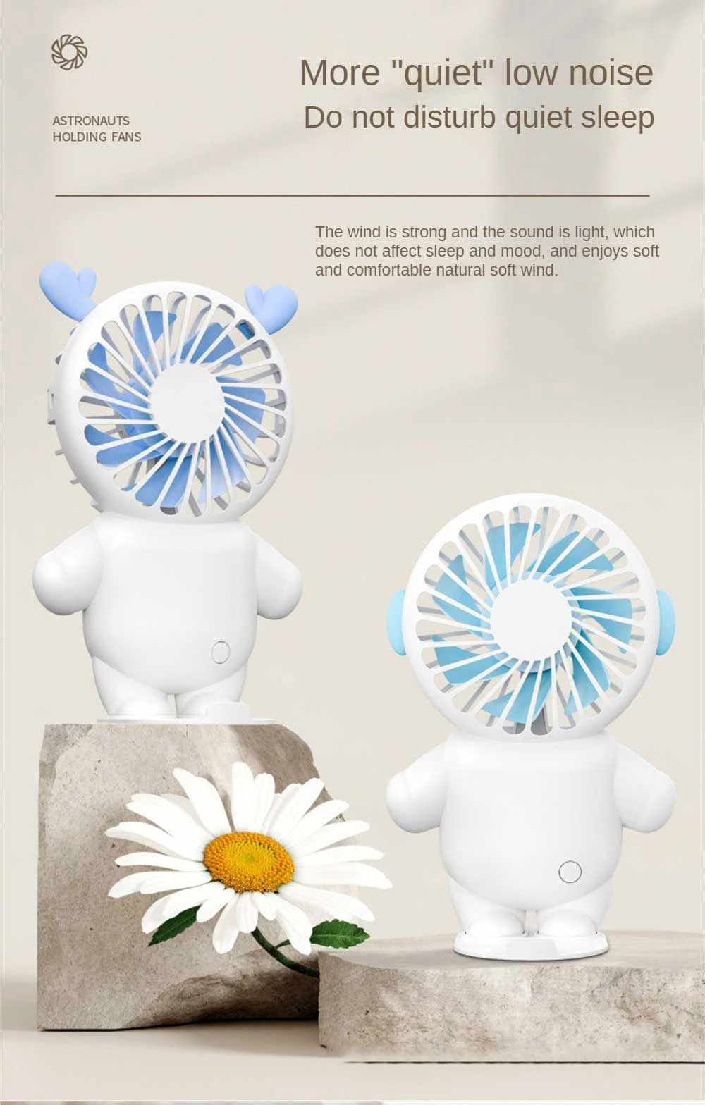 Innovador Mini ventilador pequeño USB astronauta