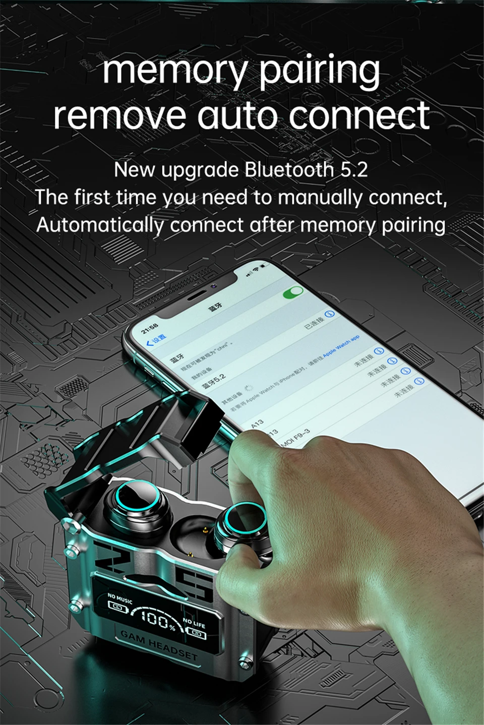 Auriculares Inalámbricos Bluetooth M25 De Alta Calidad