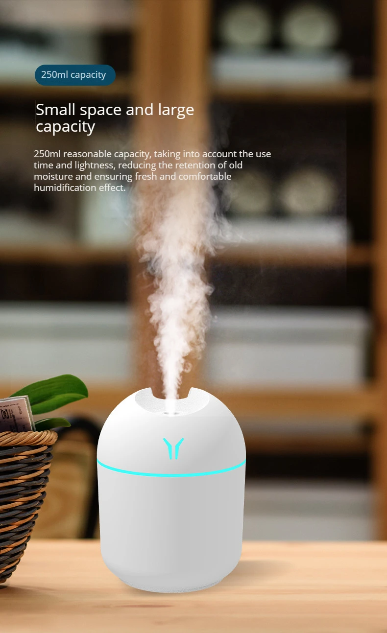 Transformador Mini Humidificador de Aire Portátil para Hogar