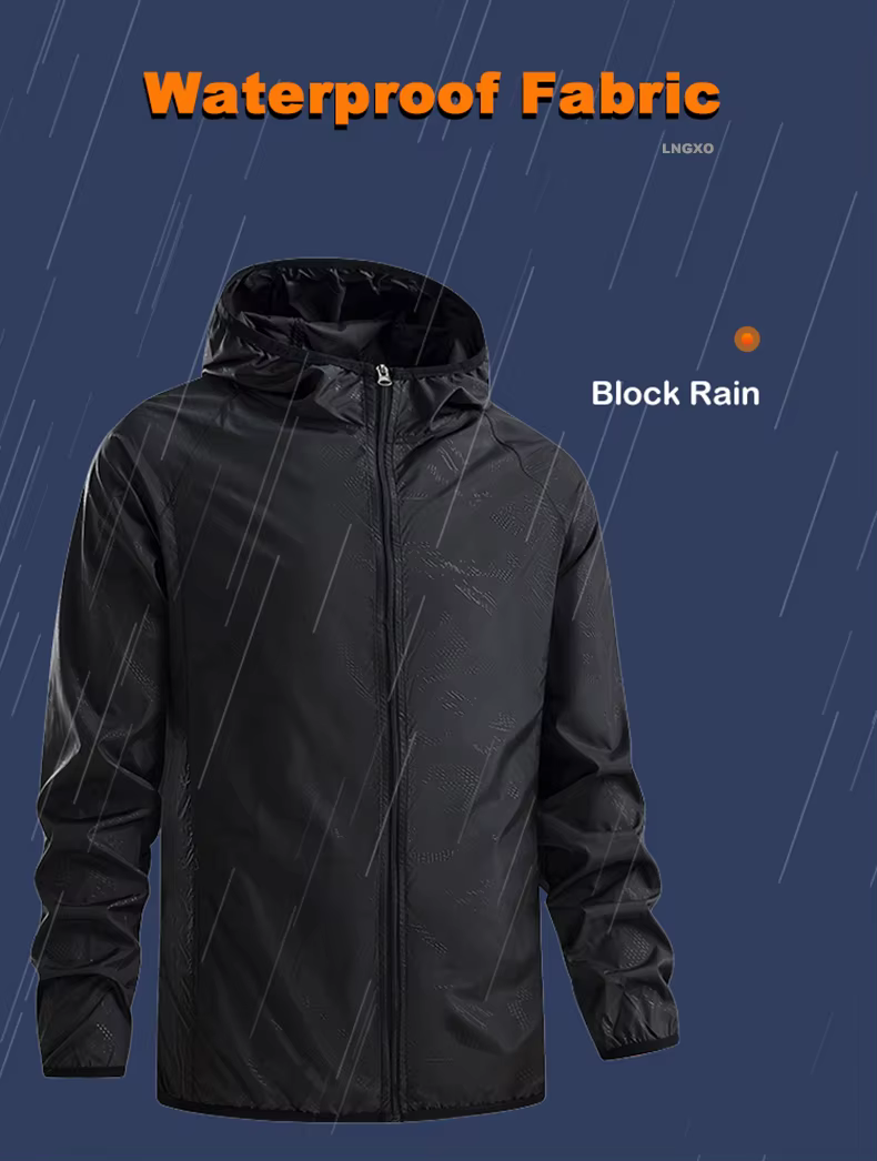 Casaca Unisex Antilluvia para Trekking Auténtico