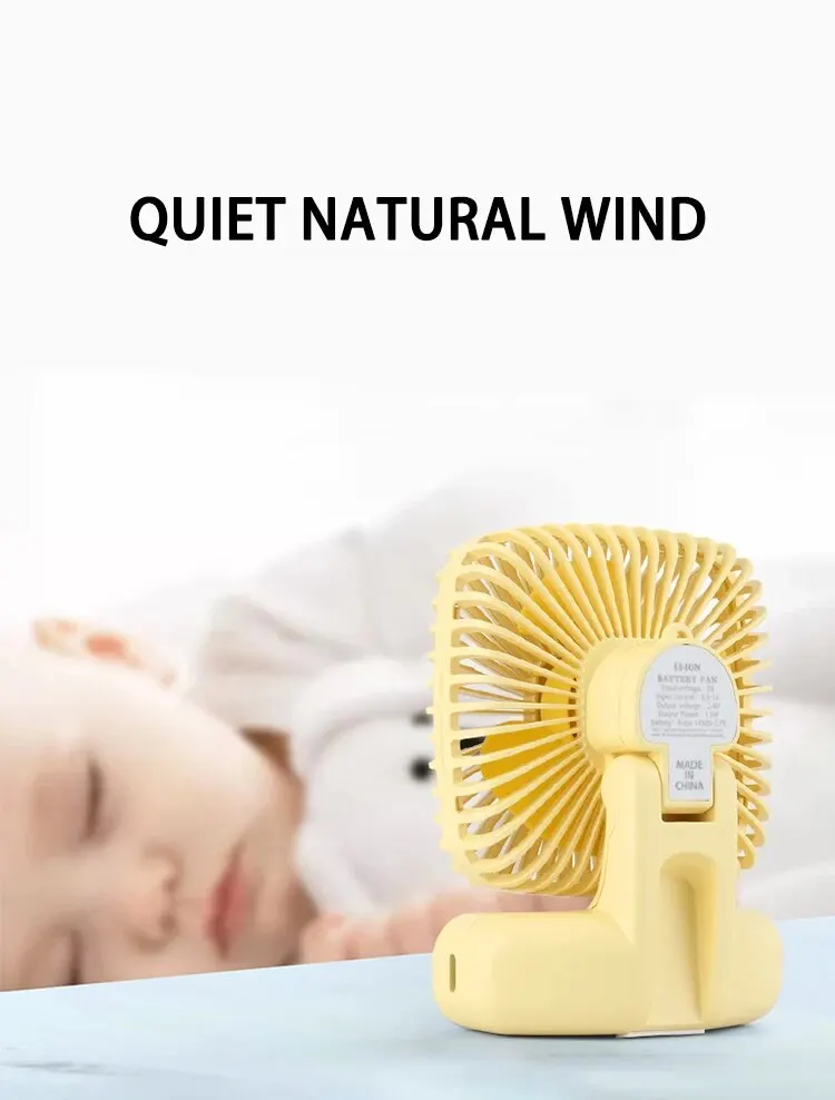 Esencial Pequeño Ventilador de Mesa para el Hogar y Oficina