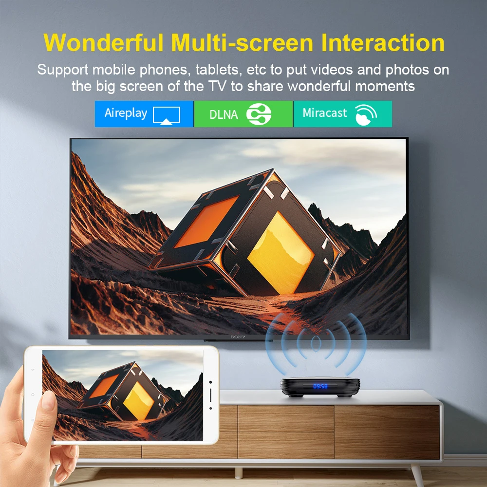 Dispositivo de TV Inteligente con Android