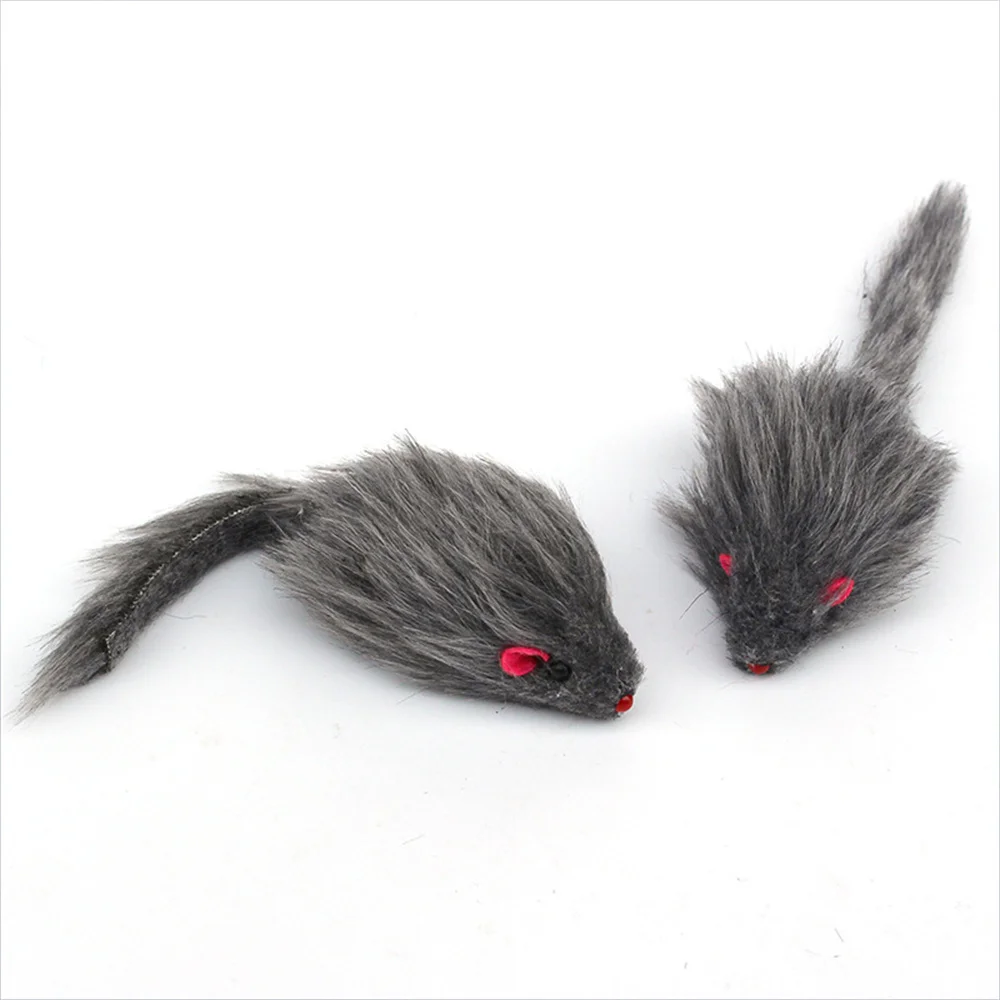 Fabuloso Ratón de Felpa Suave Falso para Gatos