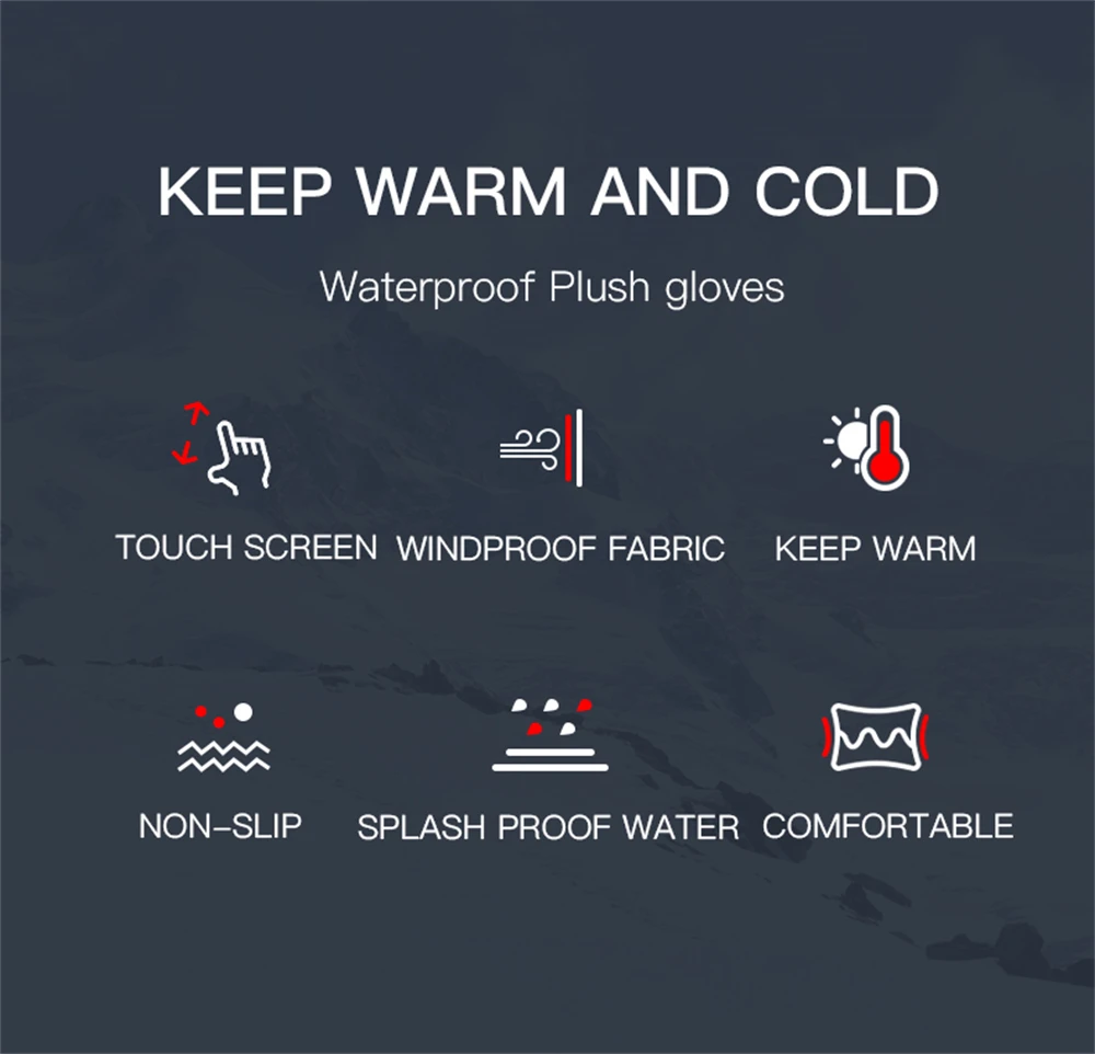 Guantes de Invierno con Nuevo Modelo