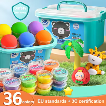 Juego de arcilla no tóxicos para niños