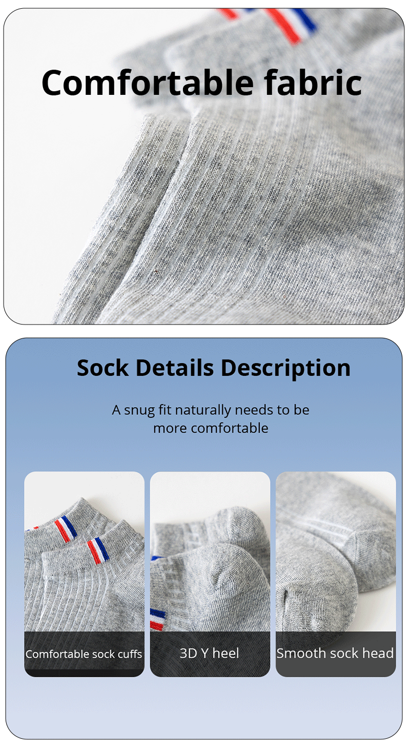 Pack de 5 Pares de Calcetines Finos de Lujo y Calidad