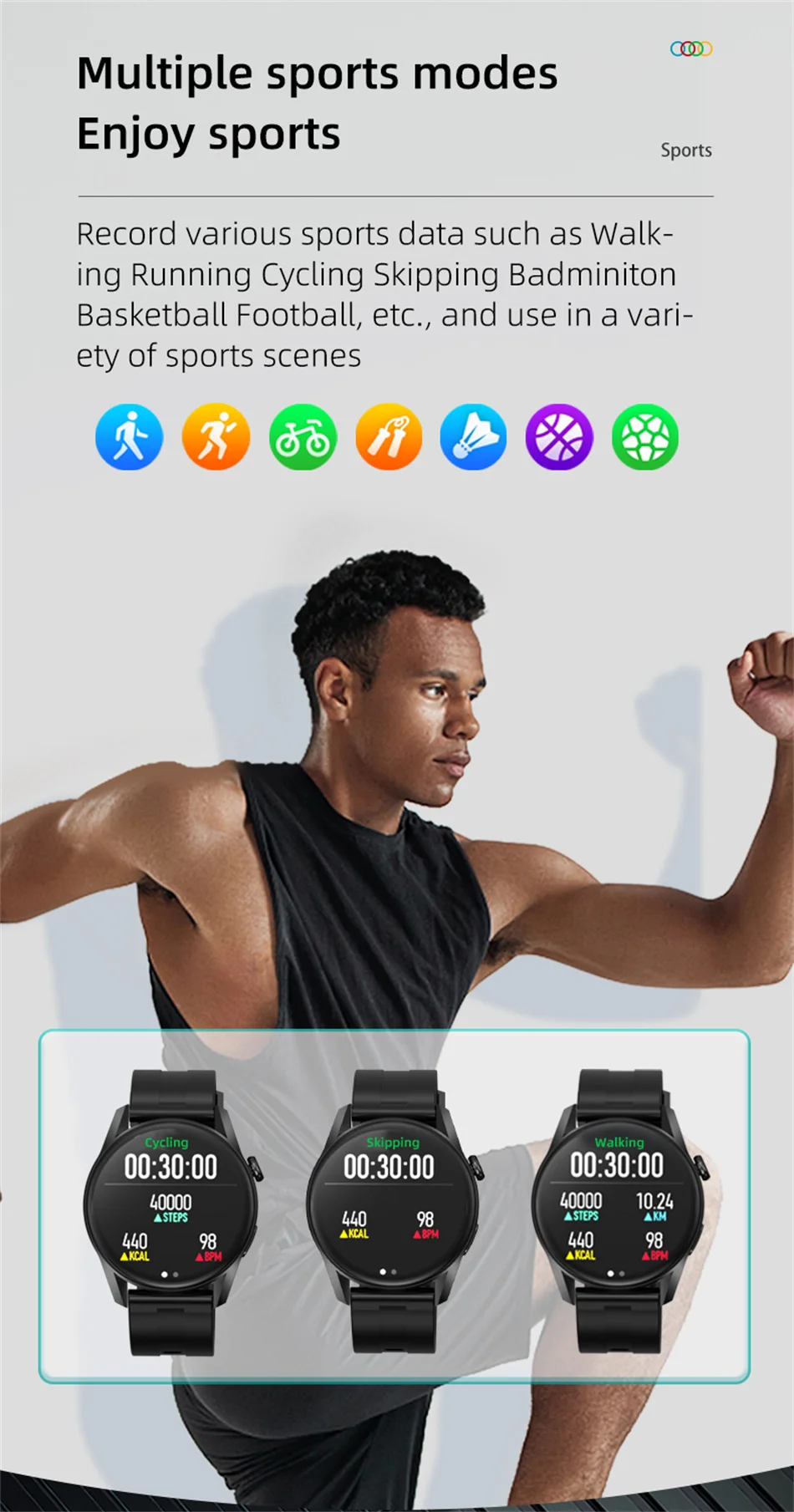Fenomenal Reloj Inteligente Con Gps Integrado Para Hombre