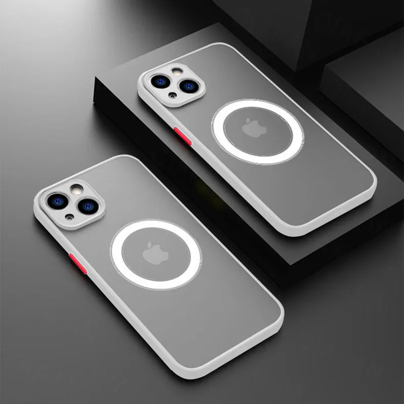 Funda Magnética Mate de Lujo para iPhone