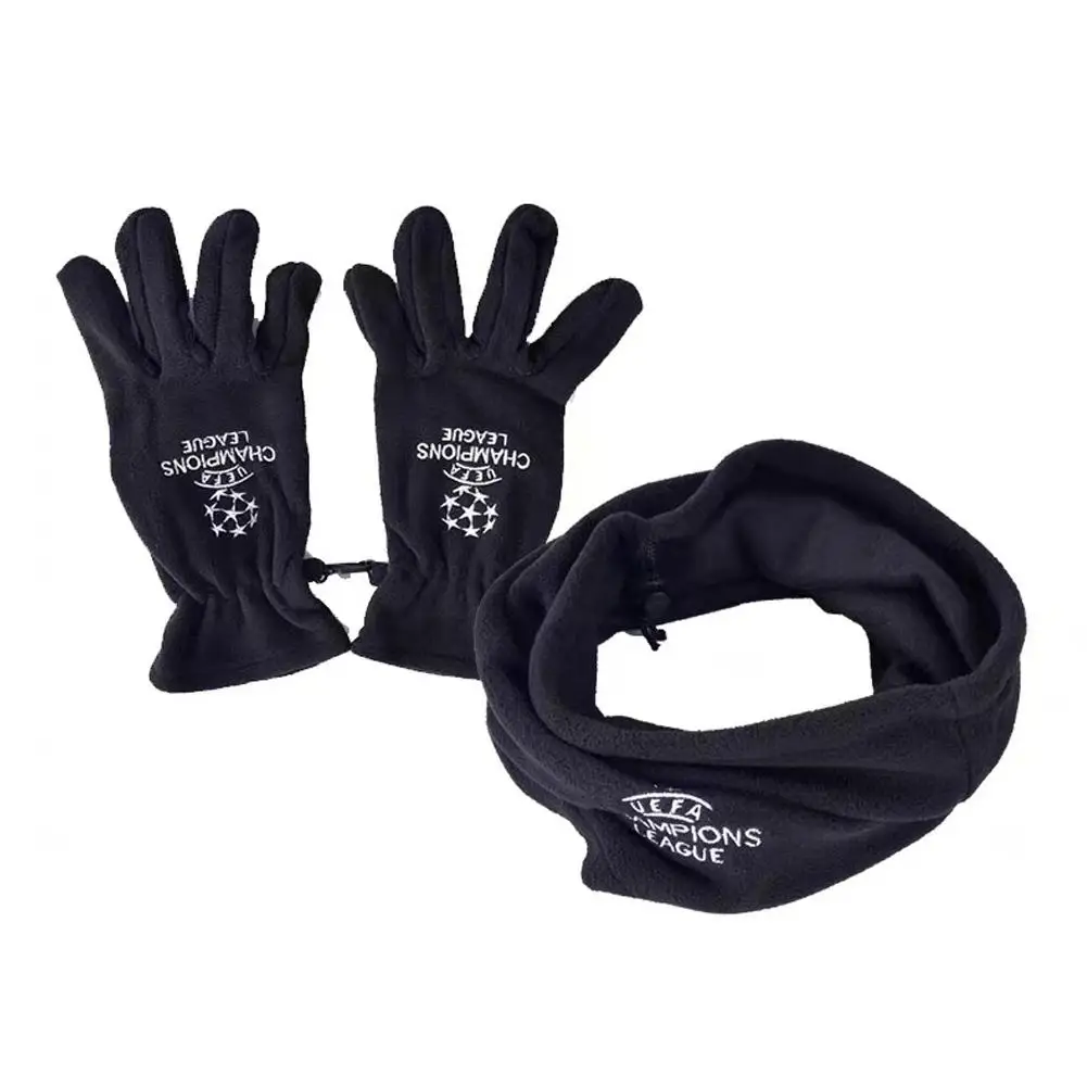 Set Deportivo Bufanda Y Guantes De Fútbol De Alta Calidad