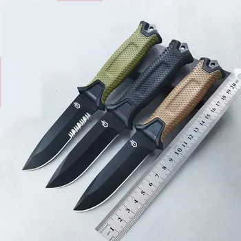 Nuevo cuchillo de supervivencia de acero inoxidable