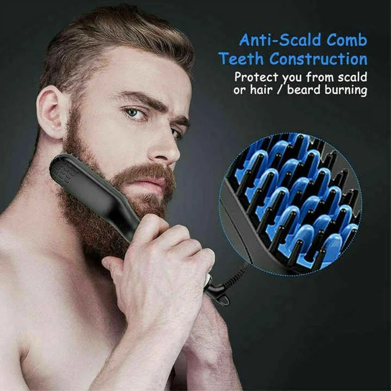 Peine Eléctrico Majestuoso: Cuidado Capilar Masculino