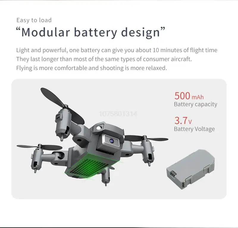 Nuevo Mini dron 4K HD GPS Fotografía y Grabación de Video