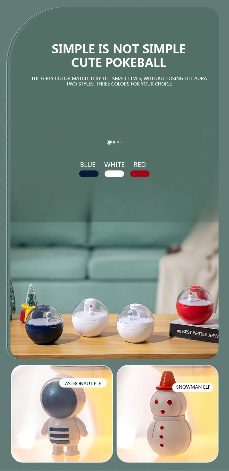 Mini humidificador Abs de reposición de agua: ¡Un auténtico oasis de frescura!