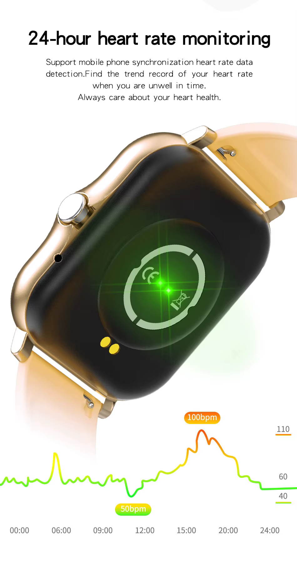 Reloj Inteligente Android Unisex para Hombres y Mujeres