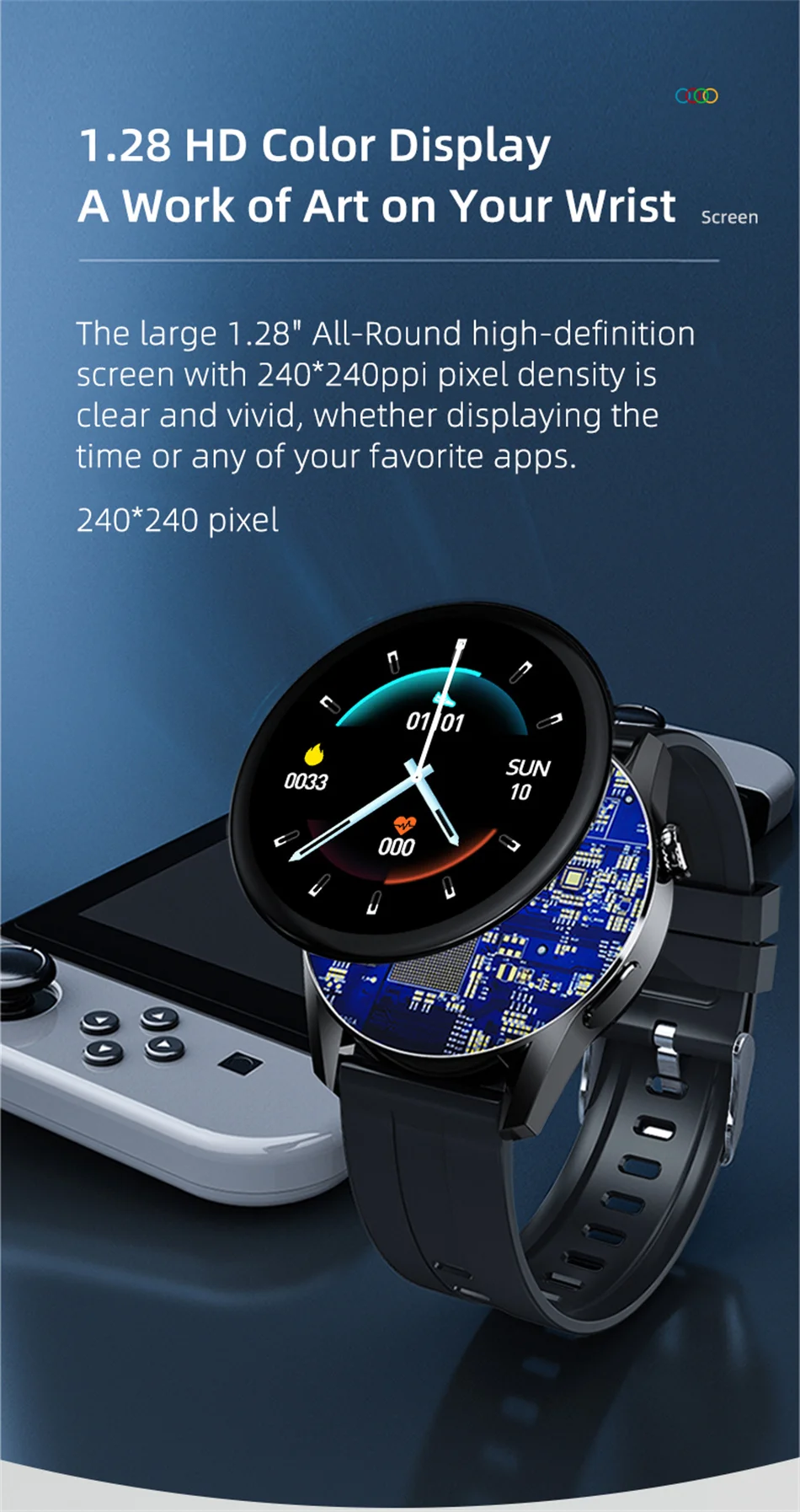 Fenomenal Reloj Inteligente Con Gps Integrado Para Hombre