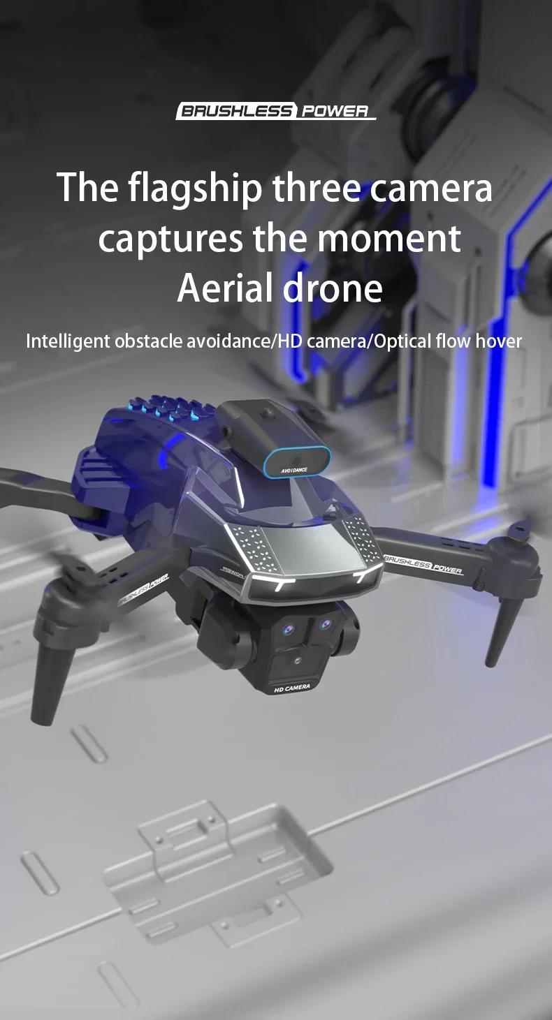 Dron Profesional H3 8K Fascinante Con Cámara Con Grabación