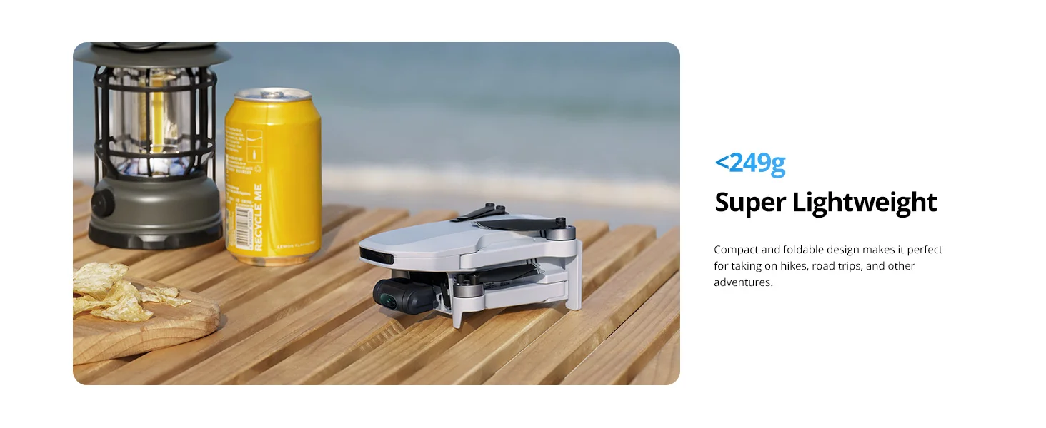 Mini Dron Portátil, Ligero y Resistente al Viento
