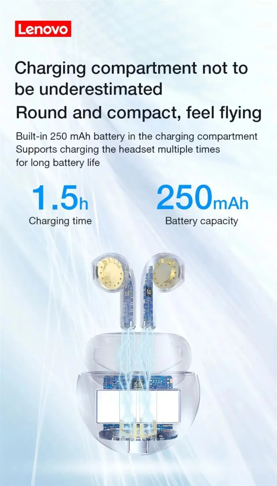 Irresistible Lenovo auriculares inalámbricos