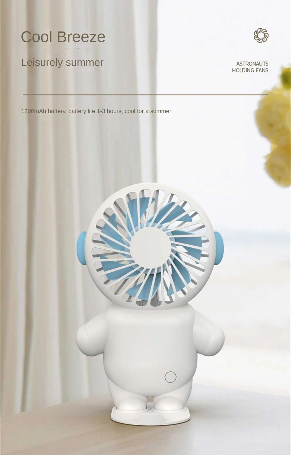 Innovador Mini ventilador pequeño USB astronauta