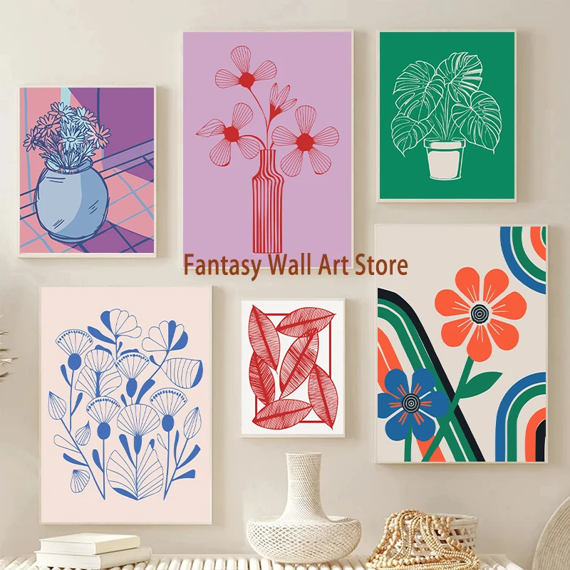 Póster De Arte Floral: Elegancia Para Tu Hogar