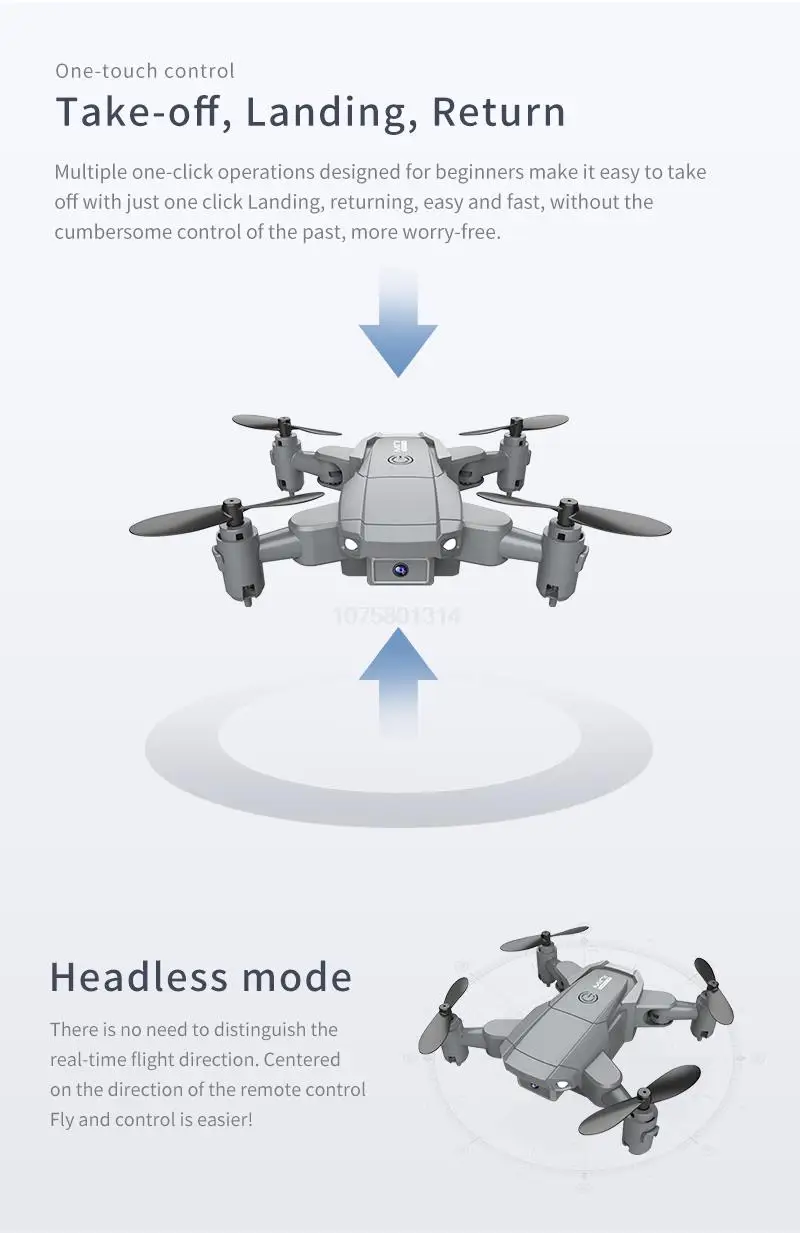 Nuevo Mini dron 4K HD GPS Fotografía y Grabación de Video