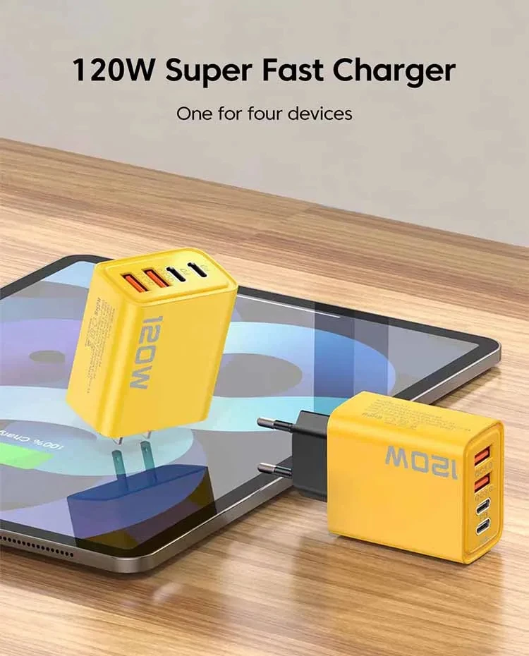 Fenomenal Cargador Rápido Xiaomi Tipo C de 120W