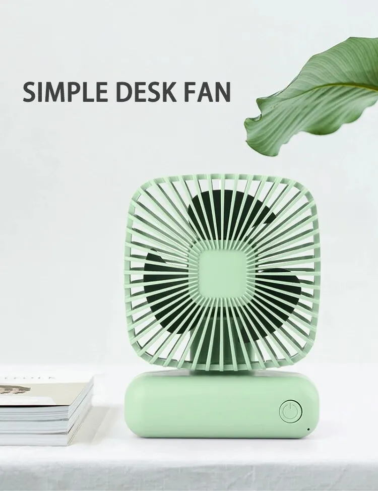 Esencial Pequeño Ventilador de Mesa para el Hogar y Oficina